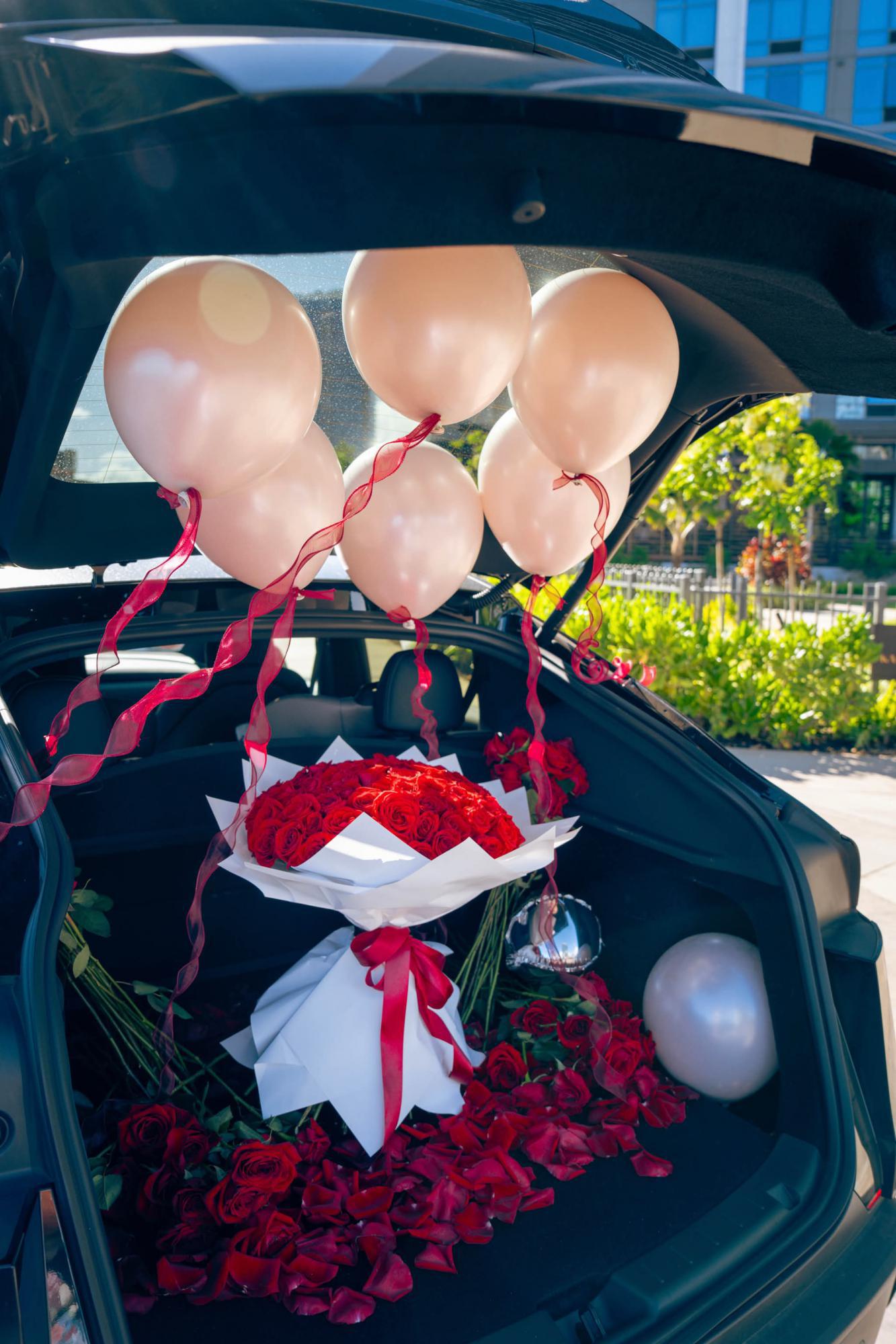 Surprise Proposal Car Decoration Package